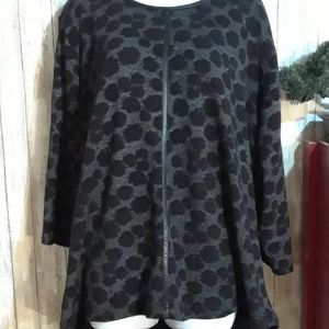 Black blouse C D Daniels size 3X